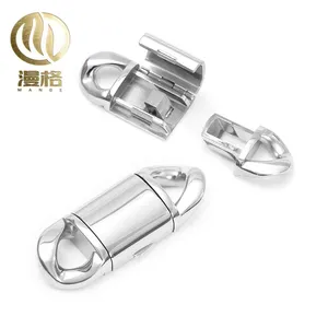 2023 new stainless steel polished Cuban chain CLASP new stainless steel CLASP for necklace and bracelet finding