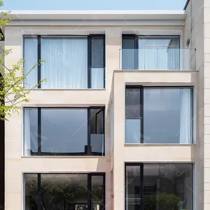 최고의 공급 업체와 독일 알루미늄 금속 창 현대 디자인 사무실 창