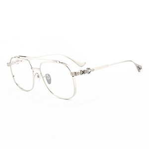 Lunettes de vue surdimensionnées en titane transparent incassable pour cyclisme, monture pilote double pont, pour hommes et femmes, commande en ligne auprès des grossistes chinois - Product Image 3