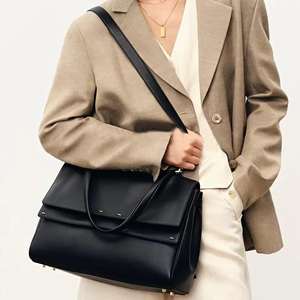 Maletín de Cuero de Gran Capacidad al por Mayor de Fábrica, Bolso Cruzado para Mujer - Product Image 2