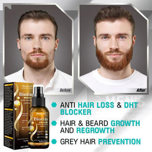 Private Label iBeaLee Anti-Loss <span class=keywords><strong>Biotin</strong></span> Haar wachstums serum <span class=keywords><strong>Spray</strong></span> für Frauen und Männer Bart wachstums serum - Product Image 4