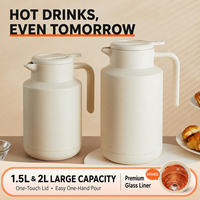 Thermos nordique, cadeau d'affaires, design contemporain, bouteille d'eau chaude domestique, grande capacité, poignée, thermos sous vide, cafetière