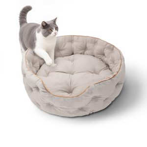 2025 nueva moda estilo escandinavo protector sostenible lavable Linda cama para gatos diseño minimalista para gatos y perros de interior cama para mascotas - Product Image 1