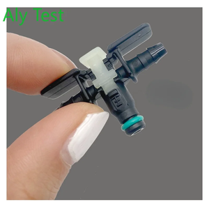 10 cái khớp nối ống nhiên liệu ô tô cho đầu phun <span class=keywords><strong>Bosch</strong></span> phích cắm nhanh trở lại hai chiều ba chiều - Product Image 2