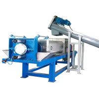 Fruit- en groentebestanddelen ontwaterings-schroefpersmachine, zware uitvoering, 20 kW motor, tandwiellager
