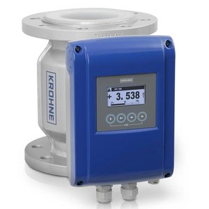 Medidor de Flujo Magnético KROHNE OPTIFLUX 3100 con Salida 4-20mA HART para Medición de Agua Conductiva y Aguas Residuales - Product Image 1