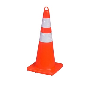 Tùy Chỉnh 700Mm <span class=keywords><strong>EVA</strong></span> PVC Cao Su Phản Quang Nón Giao Thông Loại Mới An Toàn Đường Nón Cho Giao Thông Cảnh Báo Đường - Product Image 1