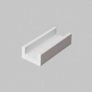 Modern Horizontal Construction Decorative Profiles White PVC Extrusion Components UV-Proof Eco-Friendly for Interior Window <strong>Door</strong> - Product Image 1