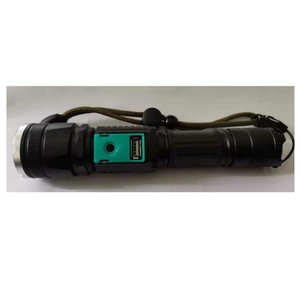 Lampe torche LED rechargeable K128 2200 mAh avec zoom, en alliage d'aluminium, rechargeable par USB - Product Image 1
