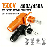 Connecteur haute tension étanche IP67 400A 450A 1500V, bornier de batterie pour armoire de stockage d'énergie nouvelle génération