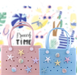 אופנה נצנצים גוף ימית חיים eva החוף bogg תיק אביזרים תיק פריטים להוסיף אבזם קליפ אבזם קישוטי - Product Image 2