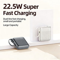 Batterie externe portable personnalisable avec logo, 10000 mAh, charge rapide, câble intégré, pour téléphone – Vente en gros