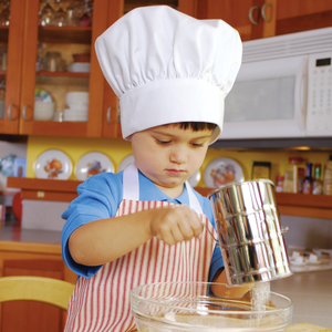 Gorro de Chef Simple, Ecológico, de Sarga Resistente y Duradera para Niños, Uso Doméstico, para Panaderos y Chefs - Product Image 5