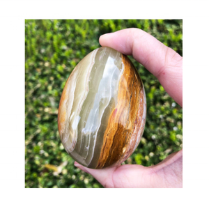 Piedra de ónice Natural paquistaní tallada, calidad superior, huevo - Product Image 6