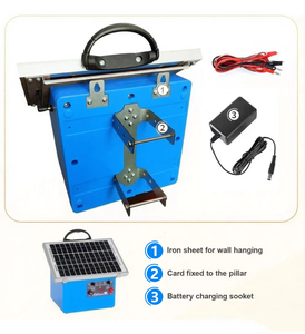 Caricatore Solare per Recinzione Elettrica, Portata 20 Miglia, Energizzatore 0.5J, Controller in Metallo PP, Impermeabile 6 Piedi, per Bestiame, Pollame e Predatori - Product Image 4