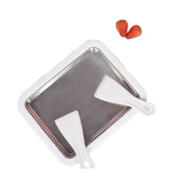 Machine à glaces et yaourts glacés en acier inoxydable 304, outils de pâtisserie, ustensiles de cuisine – Meilleures ventes