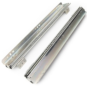 Glissières de tiroir à montage inférieur à roulement à billes, robustes, pour <span class=keywords><strong>escalier</strong></span>, dissimulées, à extension complète, capacité de charge 100 kg - Product Image 3