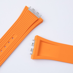Logo personnalisé Compatible avec Hublotrs 642 Soul BI-G BANG Yubo <span class=keywords><strong>42</strong></span> Big B-<span class=keywords><strong>ang</strong></span> Fluororubber Bracelet de montre à dégagement rapide 29*18*22mm - Product Image 4