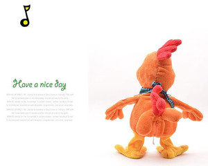 Juguete de Peluche Eléctrico Transfronterizo, Gallo Bailarín, Pollo, Pato, Rana, Muñeco Divertido que Canta, Pollo que Grita con el Cuello Agitado - Product Image 5