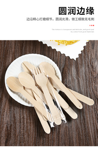 Muỗng Mật Ong Gỗ Trống Carvingmini Đính Cườm Phục Vụ Súp Kem Muỗng Sử Dụng Và Ném 8Cm Tái Sử Dụng Dùng Một Lần - Product Image 6