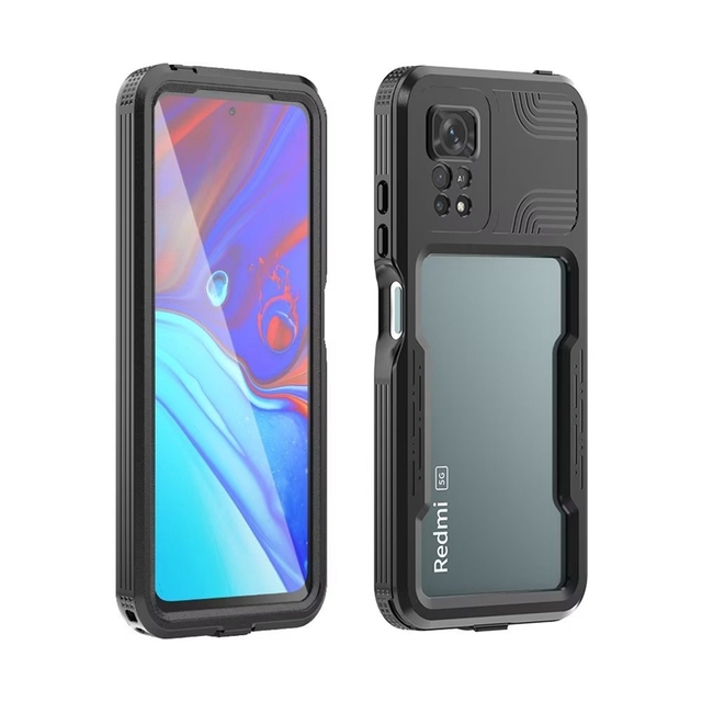 Full Cover IP68 Real Transparent Full Protection Waterproof Phone Case for Xiaomi Redmi Note 11 Pro 11 12 13 Pro Max