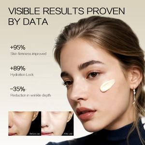 Crème visage végane bio à l'avocat, personnalisée en usine, avec acide hyaluronique et beurre de karité pour les soins du visage et les produits de beauté - Product Image 5