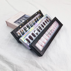 Artificial Fingernails <strong>Multiple</strong> Stick on Colour Design Wholesale Custom Press on <strong>Nails</strong> Packaging - Product Image 1