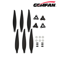 Hélices GEMFAN UAV pliables à dégagement rapide, 15 pouces 1510F, légères en plastique, pour FPV/drones