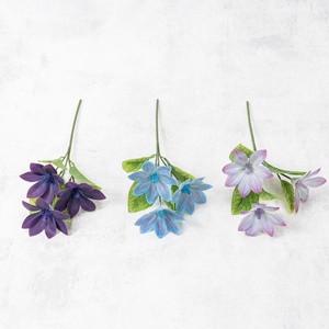 Élégantes fleurs artificielles en soie de magnolia d'inspiration zen avec technique de stylisation pour la décoration de meubles TV et de magasins - Product Image 5