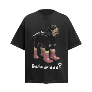 Camiseta de Manga Corta para Hombre, de Alta Calidad, Estilo Urbano, Serie Cultural Oscura, Estampado de Pitón, 100% Algodón, Transpirable, Anti-Pilling - Product Image 4