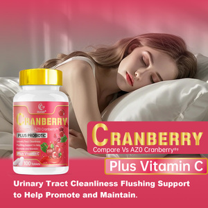 Tabletas de Vitamina C con Probióticos DUOZI Cranberry Plus, 100 Unidades, Suplemento Herbal para el Apoyo del Tracto Urinario, Sin Gluten - Product Image 2
