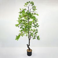 Arbre artificiel en érable luxuriant, Vitex Negundo (Chastetree) pour salon, hôtel, restaurant, centre commercial, événements, décoration du Nouvel An et du printemps