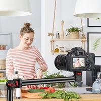 Support de caméra PULUZ à fixation supérieure avec pince en C pour bureau, idéal pour le streaming en direct (noir) - Vente directe usine en dropshipping