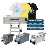 LETOP Imprimante à jet d'encre DTF 24 pouces avec machine à secouer automatique Imprimante de t-shirt Xp600 60cm