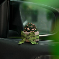 Diffuseur de voiture souvenir : Diffuseur en bois pour huiles essentielles, parfum de voiture et senteur longue durée