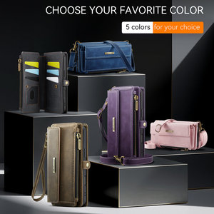 Caseme cho 16 Pro Max từ trường hợp ví với RFID & Chống sốc kinh doanh thiết kế dập nổi chủ thẻ - Product Image 6