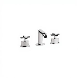 Robinet de bidet ovale en laiton chromé Gessi avec boutons C/F - Product Image 1