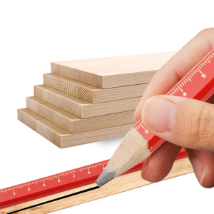 <strong>Square</strong> Shape Carpenter Pencil Personalized 24cm Basswood Material Flat HB Pencils For Carpenter Construction Pencil - Product Image 3