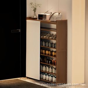 Simple multi-layer shoe rack, space-saving storage rack for entryways, large capacity, suitable for rental properties and home - Product Image 4