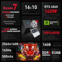 Pasokan pabrik Jiaolong Laptop 16 Pro 16 inci Windows 11 revolusi mekanik Laptop Gamer Laptop Gaming