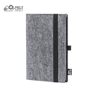 Libreta Ecológica Personalizada con Logotipo, Cubierta de Tela de Fieltro RPET, Impresión Offset, para Oficina, Negocios - Product Image 1