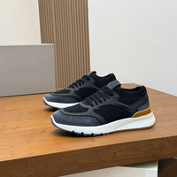 Chaussures de sport pour hommes BC en maille légère et daim, style designer de haute qualité, confortables, semelle épaisse, multicolores, pour la marche quotidienne