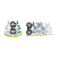 Voiture télécommandée tout-terrain 2,4 GHz mini haute vitesse à cinq directions pour cascades, jouet RC