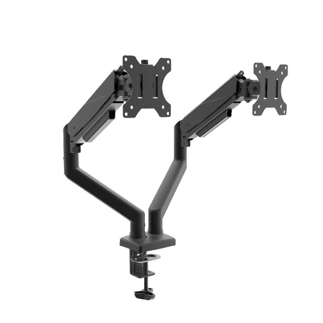 Monitor Arm Dual 10-30 Inches Computer Screen Holder Double Monitor Stand Arm with Gas Spring Counterbalance