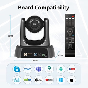 Cámara PTZ para Sala de Conferencias con Zoom Óptico 10X 20X, Gran Angular, Sistema de Conferencia USB, Transmisión <span class=keywords><strong>en</strong></span> <span class=keywords><strong>Vivo</strong></span> - Product Image 5