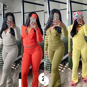 Ensemble Jogging Femme Léopard Tracksuit Women Set Loungewear Tenue Veste Jogging Femme Zippée Survêtement Sport Femme Grande Taille Survêtements Sweat Suit Vêtement Détente Femme Oversize Vert S