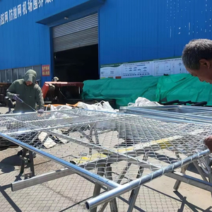 Clôture en treillis métallique à maillons de chaîne galvanisés Clôture temporaire de protection de sécurité pour chantiers de construction - Product Image 4