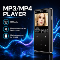 Pemutar MP3 MP4 Layar Sentuh 2.8 Inci untuk Pemutar Radio 5.0, Perekam Suara, Pembaca E-Book 16GB ODM OEM FLAC/WAV/APE