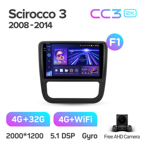 TEYES CC3 2K REPRODUCTOR DE DVD para coche para <span class=keywords><strong>F1</strong></span> Volkswagen Scirocco 3 III Mk3 2008-2014 9 pulgadas GPS Android navegación REPRODUCTOR DE DVD para coche - Product Image 2