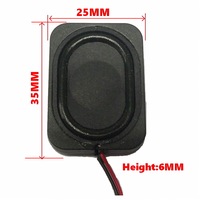 Mini Altavoz Delgado de 25 mm * 35 mm para Productos Inteligentes Planos, TV, STB